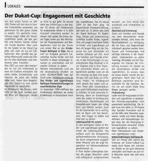 Quelle: Mitteilungsblatt Lindlar am 07.07.2011